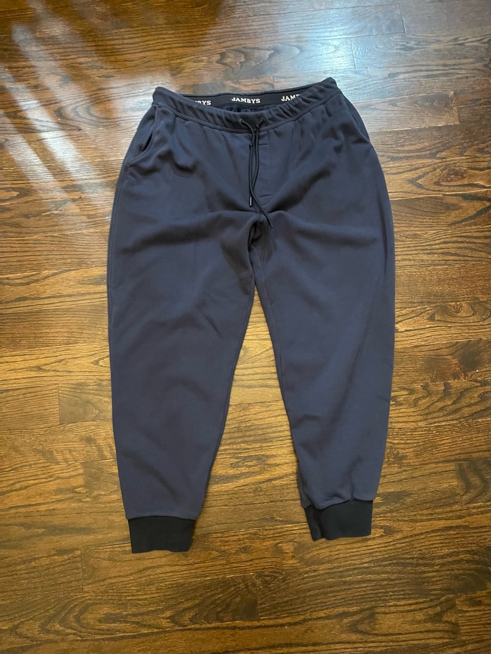 Jambys chilluxe lined Navy Jogger sweatPants. Size XL. New without tags